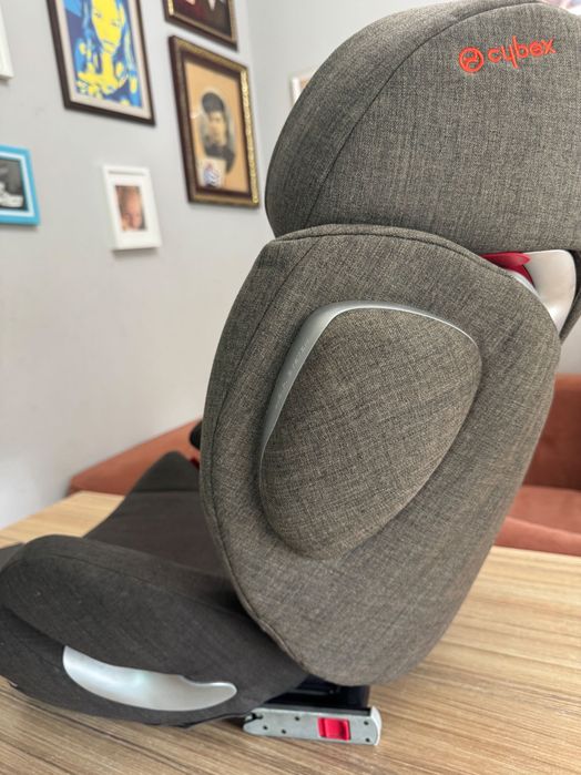 Детское автокресло Cybex Solution Q-fix Plus хаки с 3 до 12 лет
