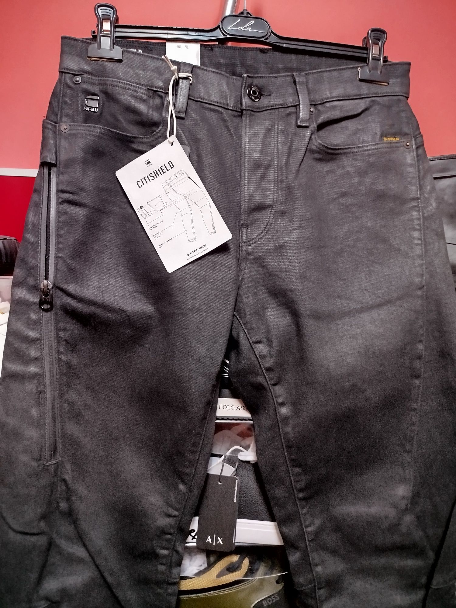 Оригинални мъжки дънки G-Star Raw Citishield Slim Tapered W32 нови