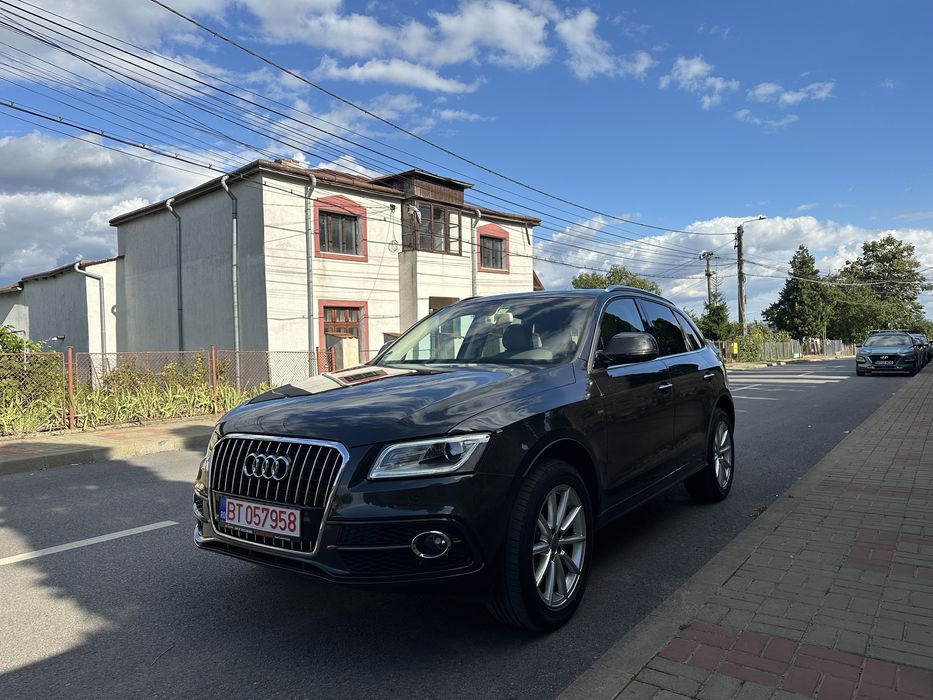 AUDI Q5-QUATTRO-S-LINE an 2016/2.0tdi-190cp/AUTOMAT/Nr.Roșii/IMPECABIL