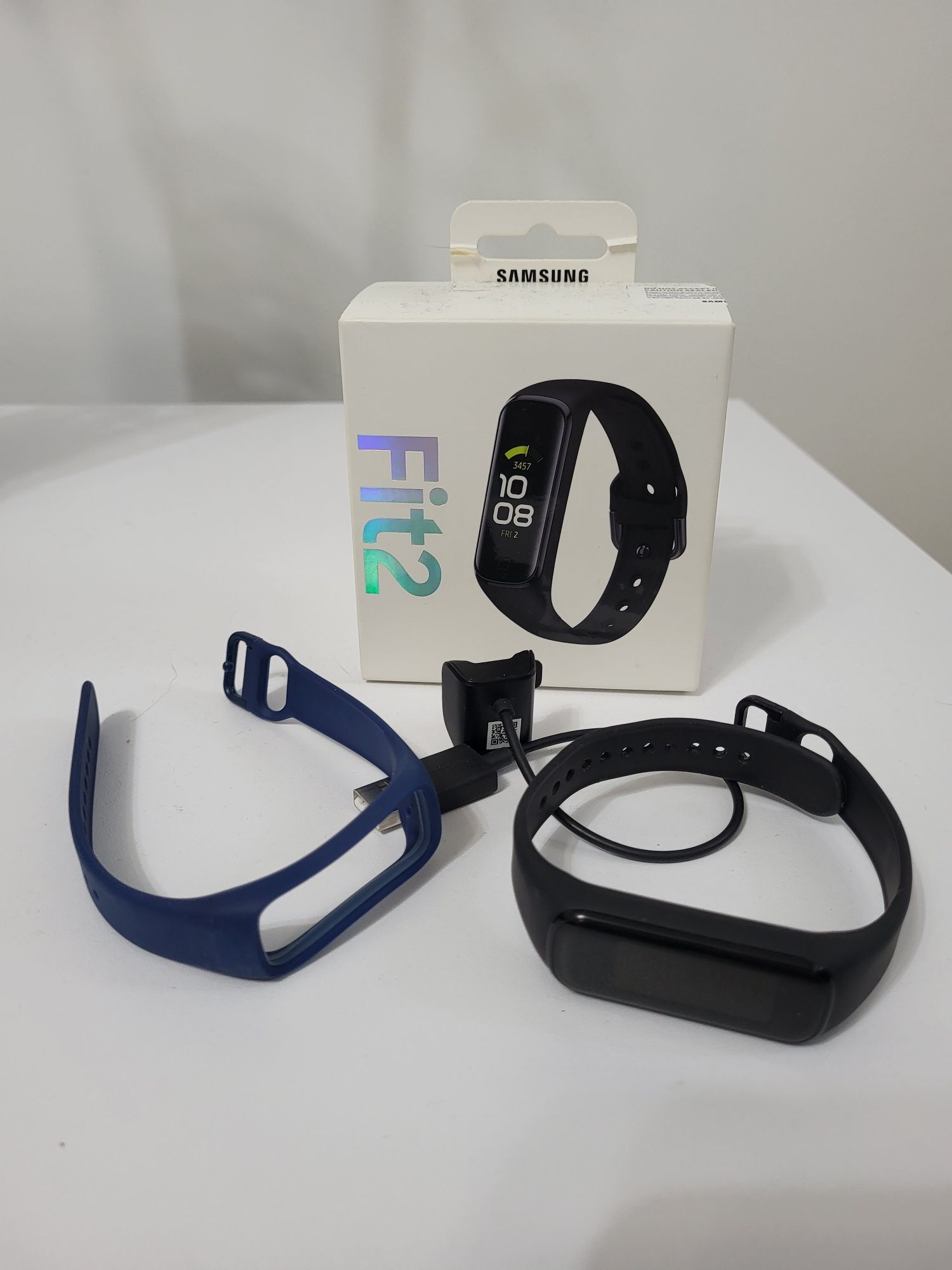 Smartwatch bratara fitness Samsung Galaxy Fit2 + curea extra