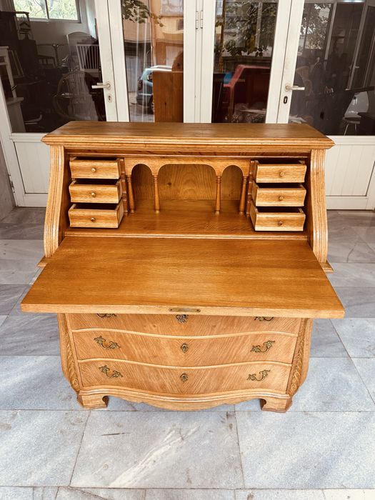 Оригинален датски секретер Snedkergårdens Stilmøbler – масивен дъб