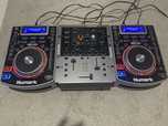 Mixer Digital Scratch Numark X6 + 2 Player DJ Numark NDX 400