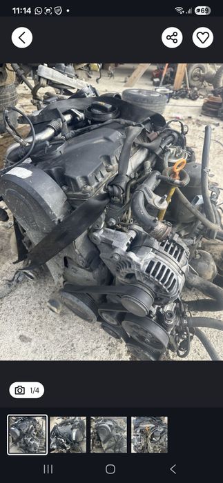 Motor 1.9 brb bke 116 cp audi a4 b7  a3 seat 245000km
