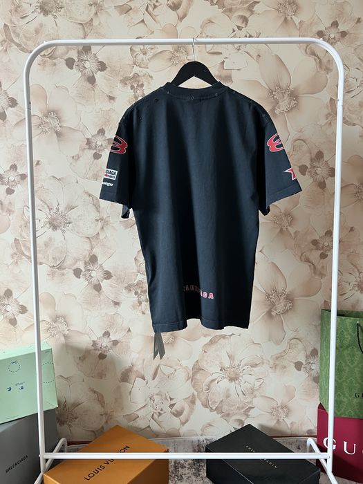 Tricou BALENCIAGA sponsor logos