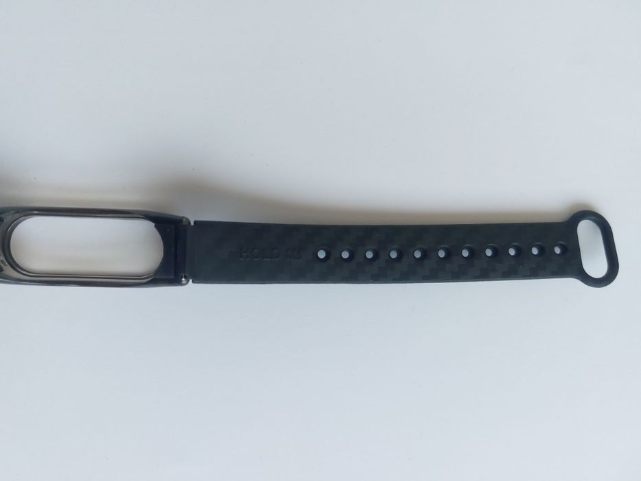 Силиконова каишка Mi band 2 карбон