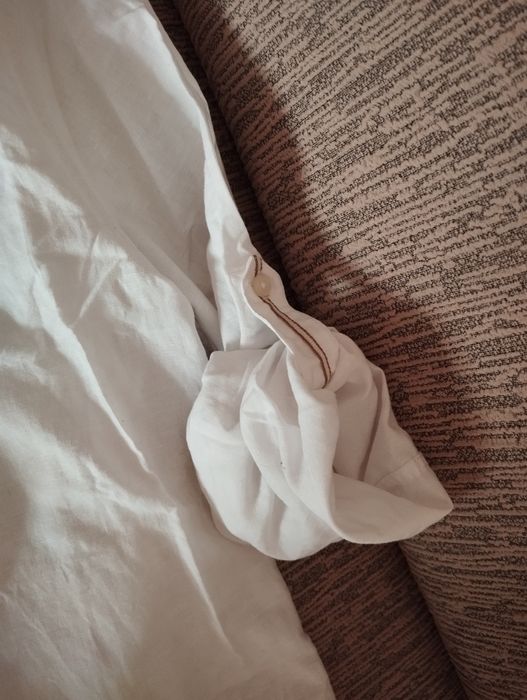 Camasa Bershka alba in+bumbac