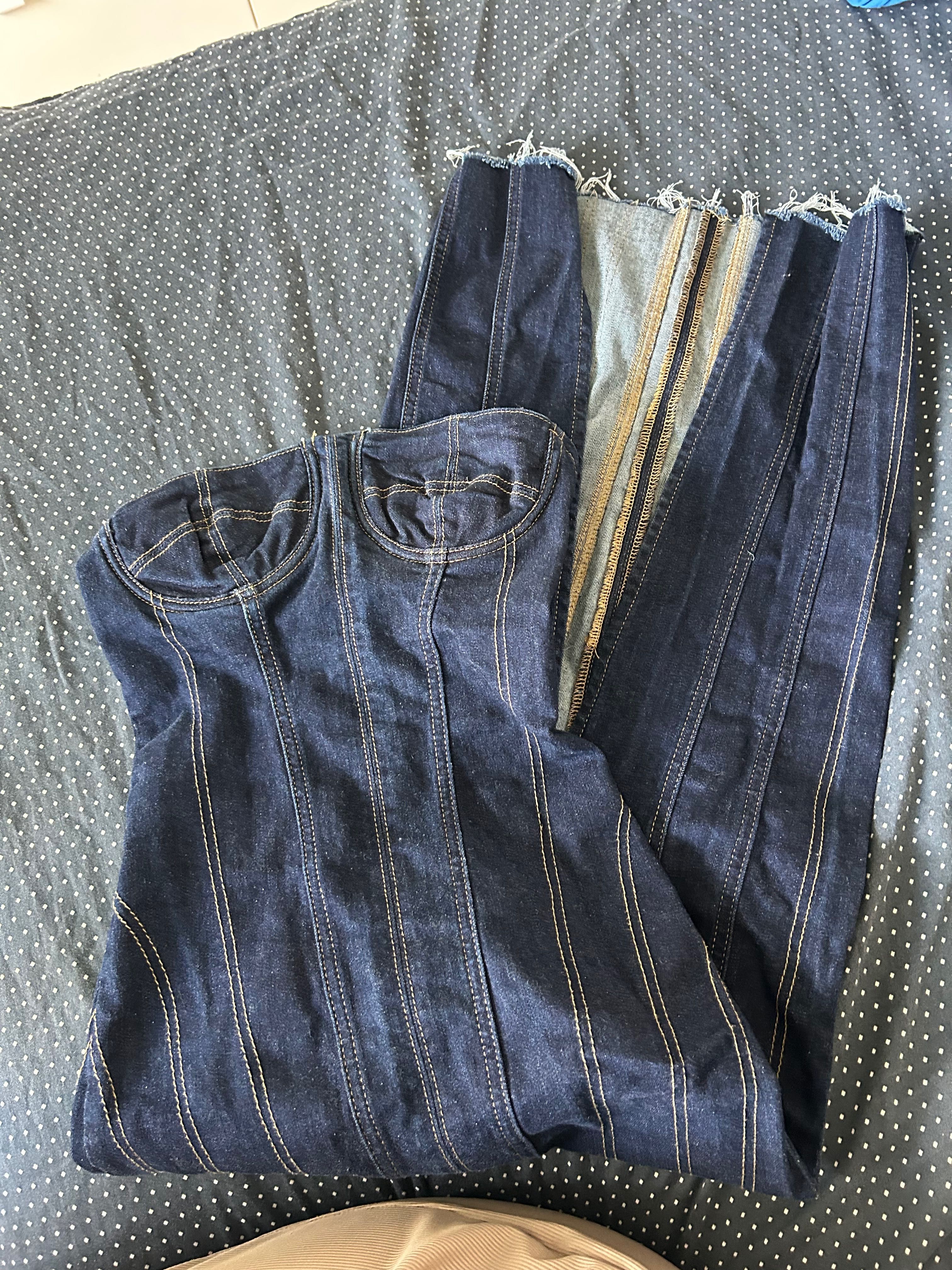 Дънкова рокля Zara XS