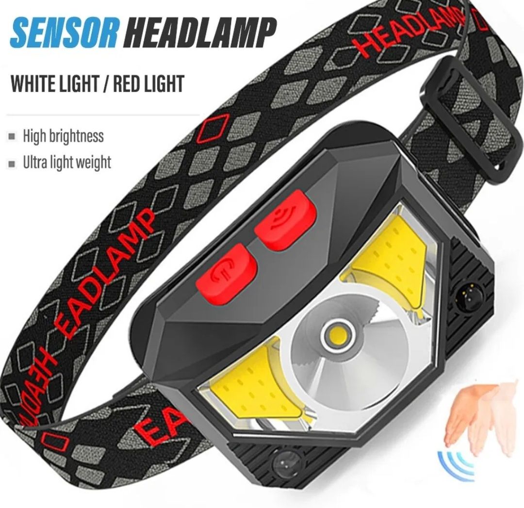 Lanterna cap frontala led NOUA / Headlight / pescuit / drumetie