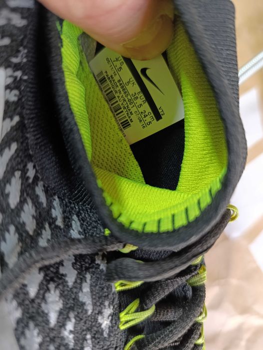 Nike Lunarepic Flyknit Shield Black Silver Volt''оригинални маратонки