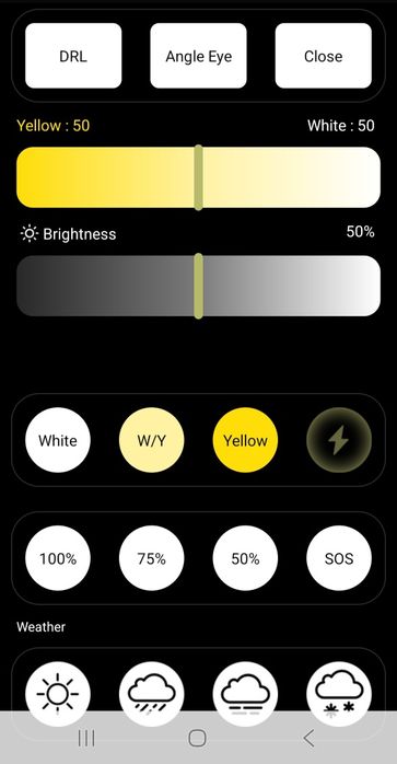 Set Becuri LED Auto H7 K13, 210W, 27000LM, Control prin Aplicație