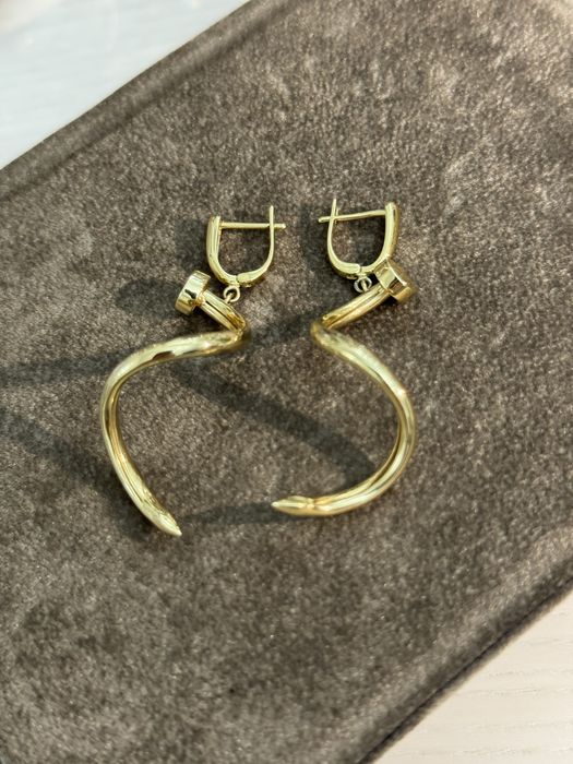 Серьги в виде гвоздя