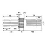 AX PRIZA PUTERE JOHN DEERE L101777, L110178, L151598, L156976, L173282, R93500, 4933, VPH4040,