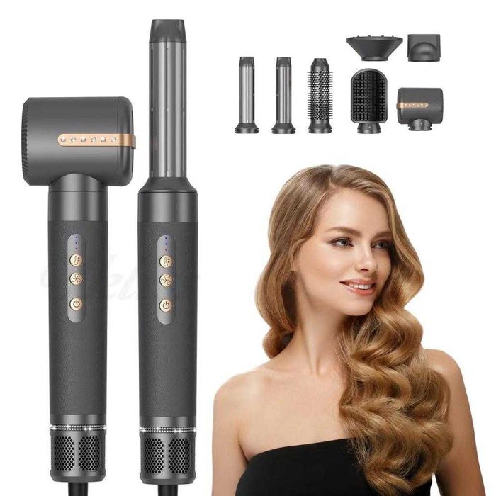 LIVRARE GRATIS 7 în 1, uscător de păr ionic cu difuzor Dyson