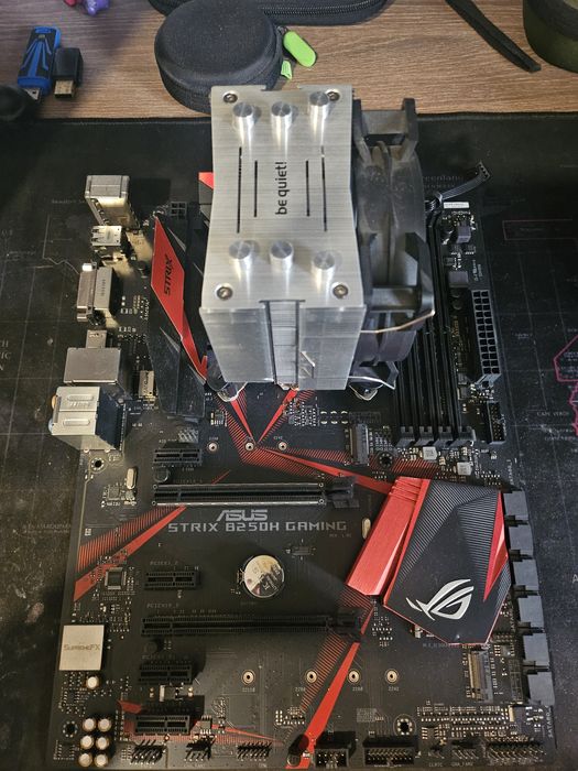Kit Asus B250H Rog Strix + i7 6600k + cooler be quiet