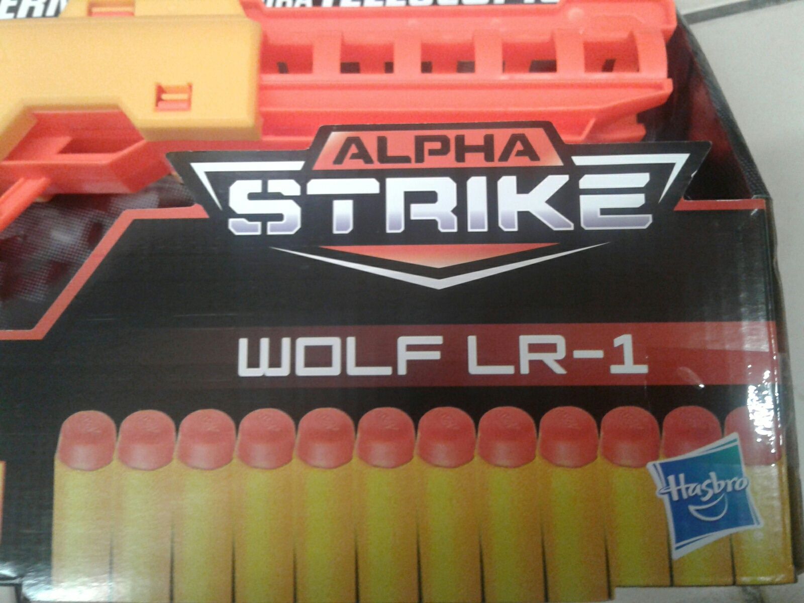 Pusca Nerf Wolf LR-1 Alpha Strike 12 gloante buretoase, noua, sigilata