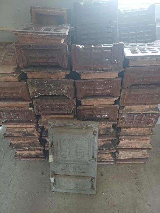 Sobă de teracotă demontata