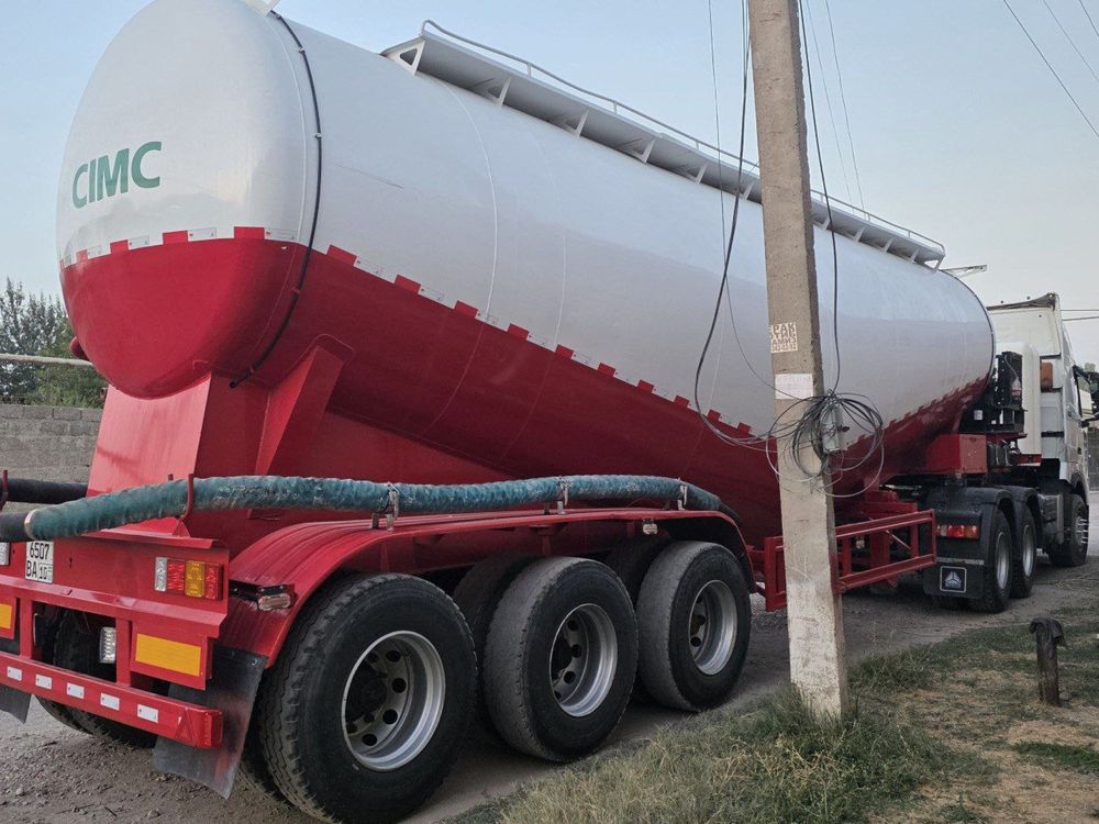 А 7 HOWO Тягач цементовоз бочка CIMC сотилади