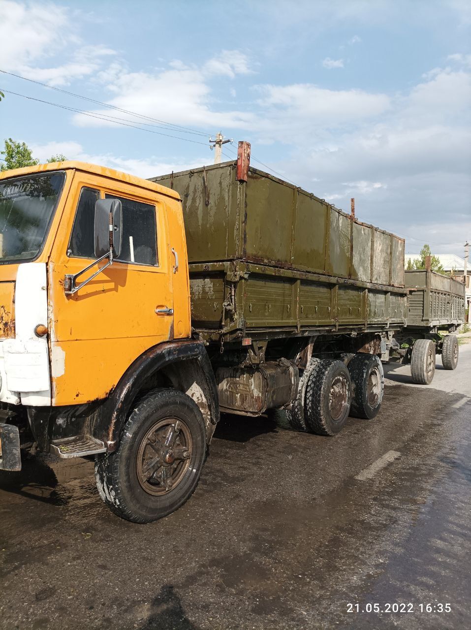 Казамаз Селхоз с прицепом