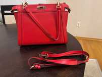 Красива нова червена чанта Musette