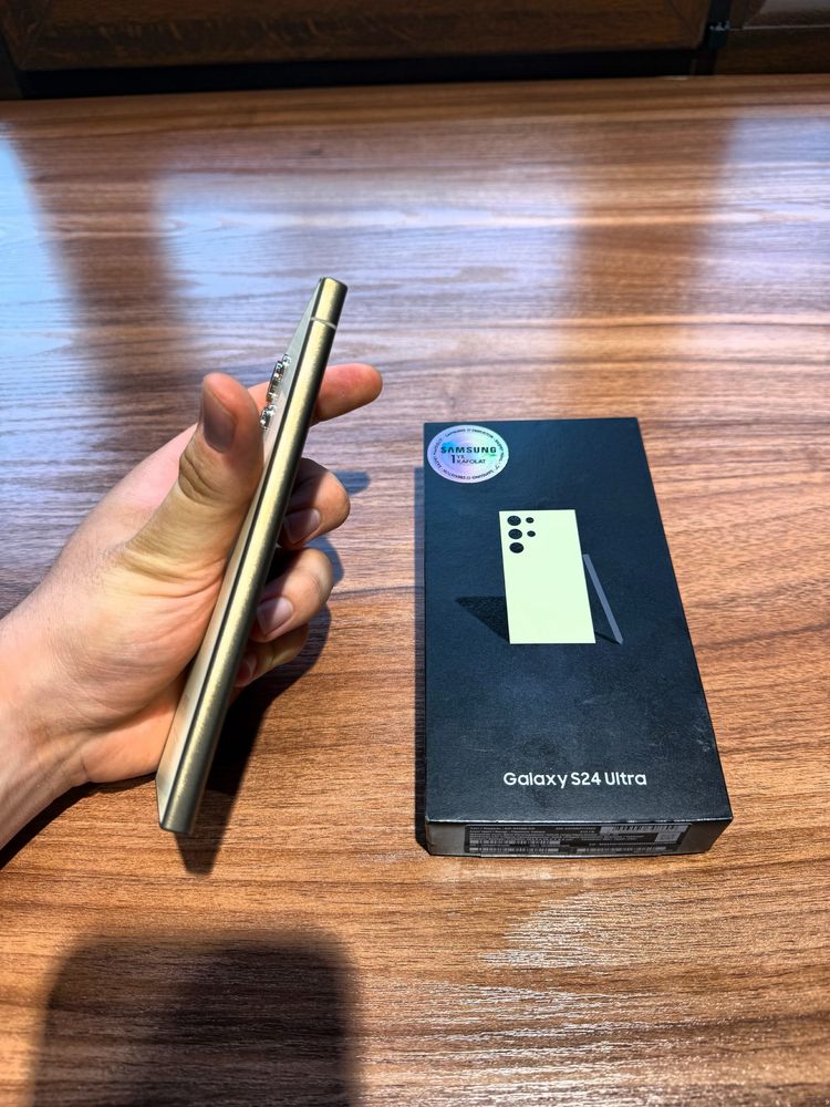 Samsung S24 Ultra 24/512gb Titanium yellow yengidek!