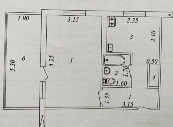 1ком квартира на массиве Феруза. Балкон 2х6. Срочно