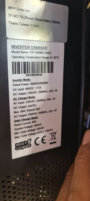 Invertor mpp solar 48v