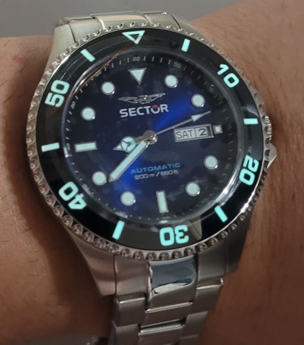 Ceas Sector No Limits,diver automatic/superluminova