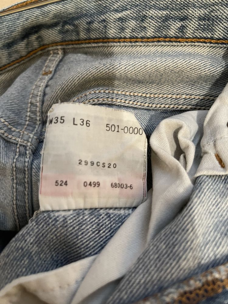 Vintage Levi’s 501xx made in USA мъжки дънки