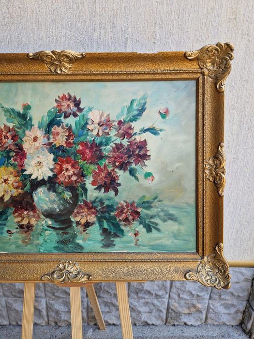 Натюрморт огромен платно масло автор рамка