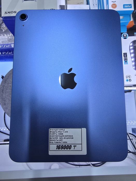 Ipad 11 A16 128gb аккумулятор 100% 28 циклов