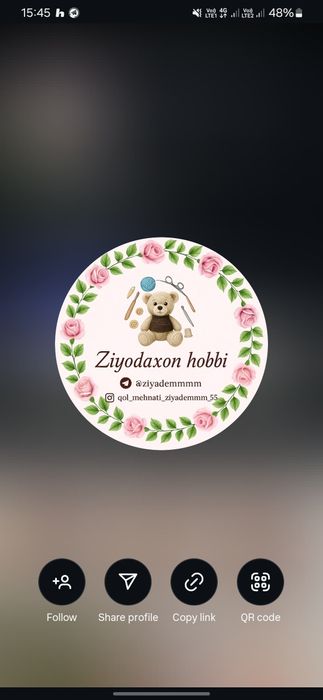 Profil rasm uchun logotip