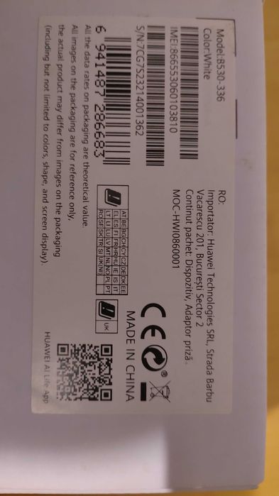 Router Wifi Modem 4G+ LTE Hotspot model Huawei B530-336 nou necodat
