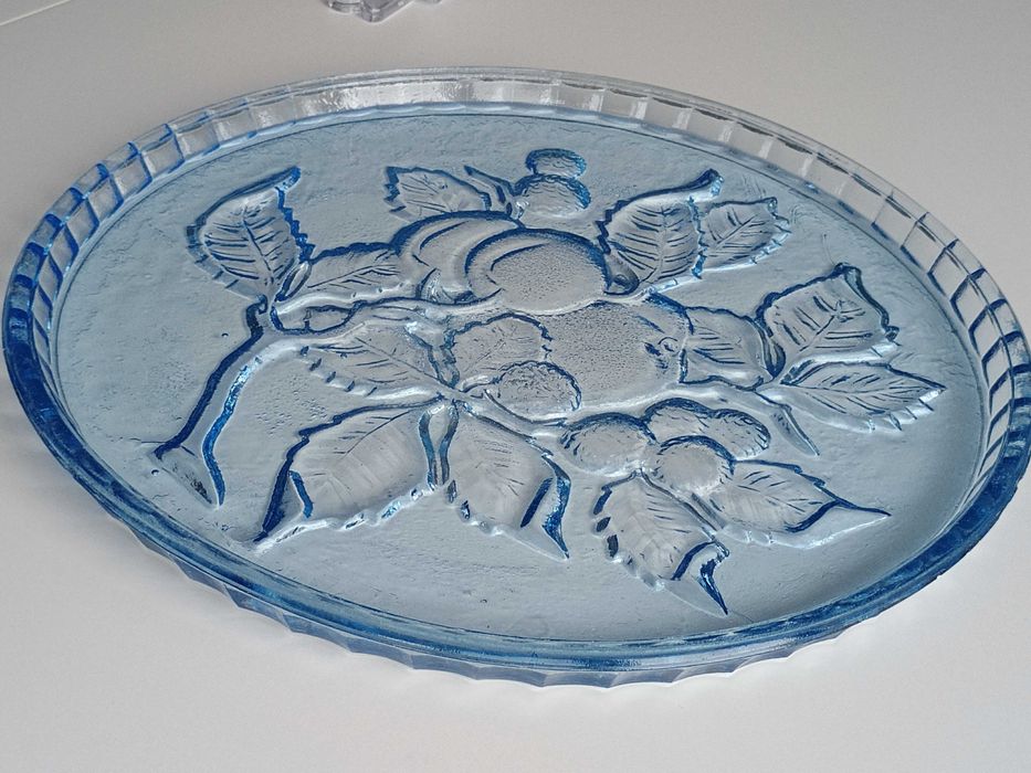 Стъклено ретро плато