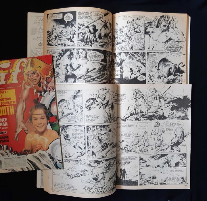 Лот Стари Френски Списания Pif Gadjet 12 Броя / 1969 - 1988 год./