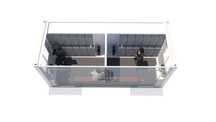 Container vestiar femei si barbati 6000/2400/2560 mm/h gri 2025 10/10