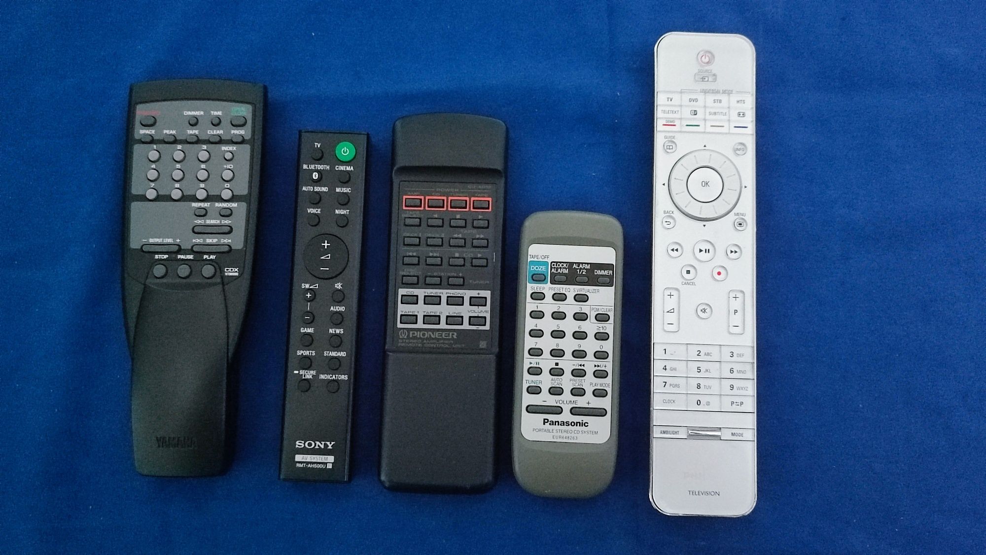 Telecomenzi Yamaha, Pioneer, Sony Panasonic, Philips.