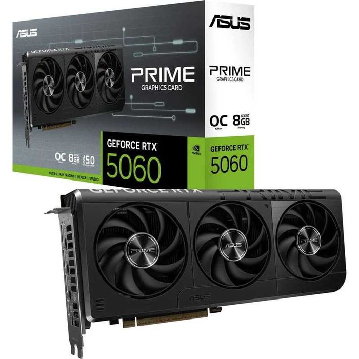 Placa video ASUS GeForce RTX 5060 PRIME OC 8GB GDDR7 128-bit DLSS 4.0