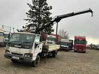 ISUZU NQR 75 cu macara HIAB vand intreaga sau dezmembrez