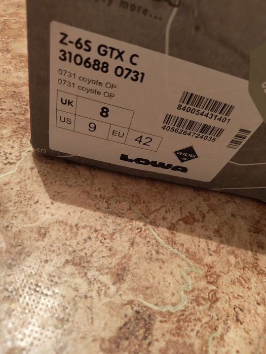 Обувь lowa z 6 s 42 размер