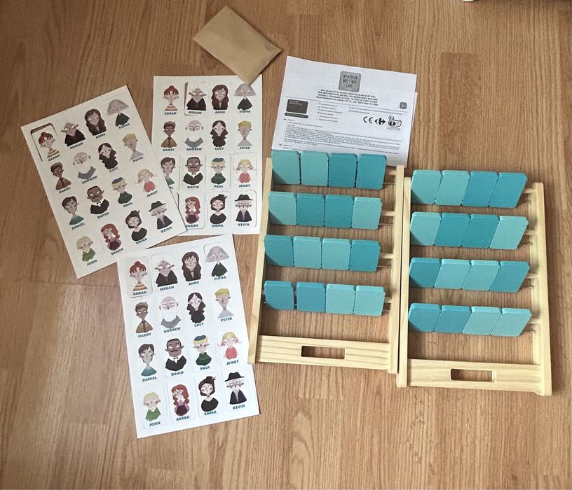 Joc din lemn “Ghici cine?”