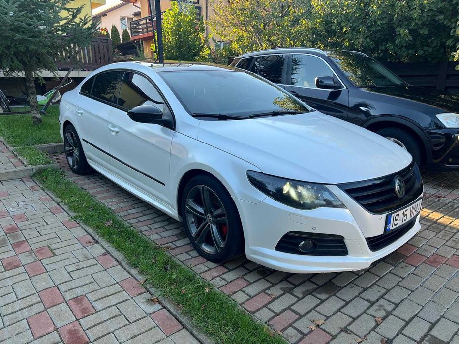 Volkswagen Passat CC Pachet R-Line, Stage 1 (215 CP), folie alb perlat