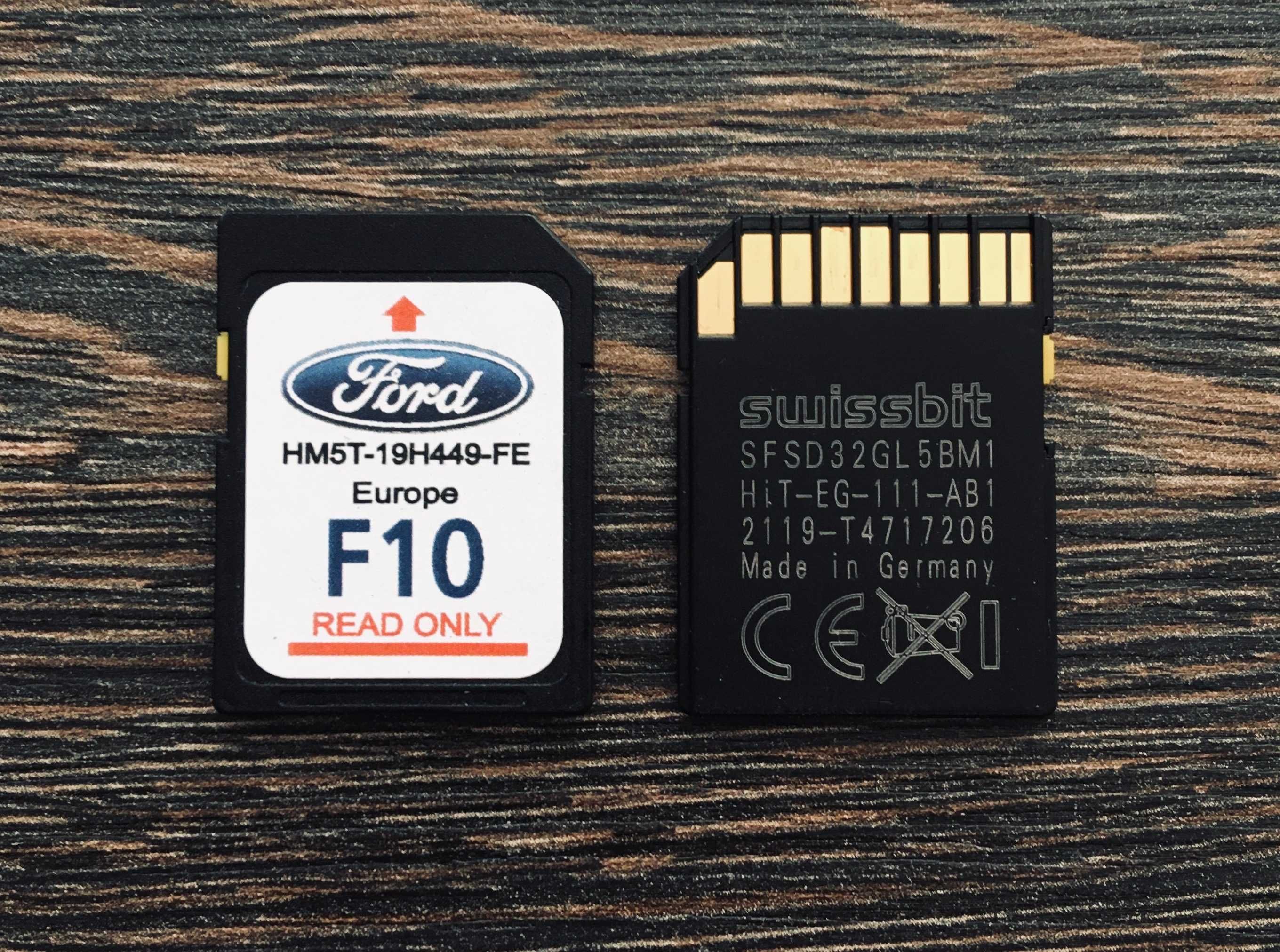 Ford F11 2023гд Оригинална EUROPE Sd Card Map SYNC2 Сд Карта Навигация