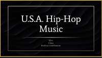 Atestat limba engleza U.S.A. HIP-HOP MUSIC
