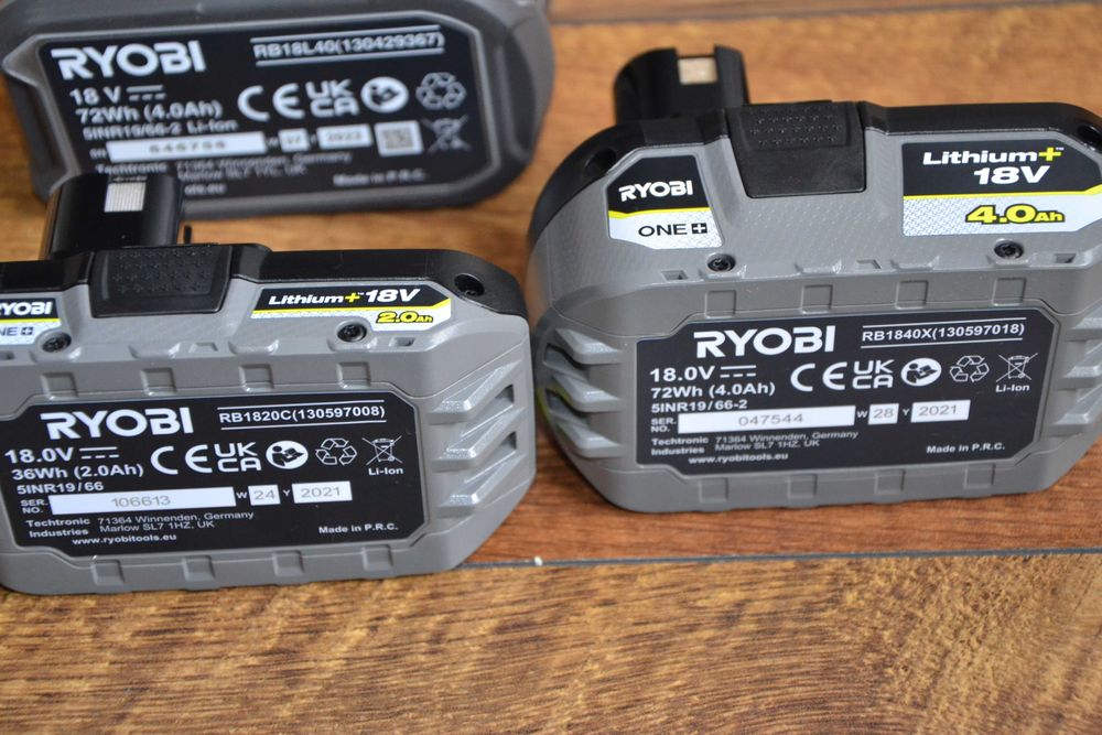 Нови оригинални батерии Ryobi 18V