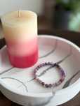 Bratara Ametist Handmade dama  17,5 cm