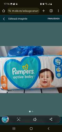 Pampers active baby 54 buc nr 3