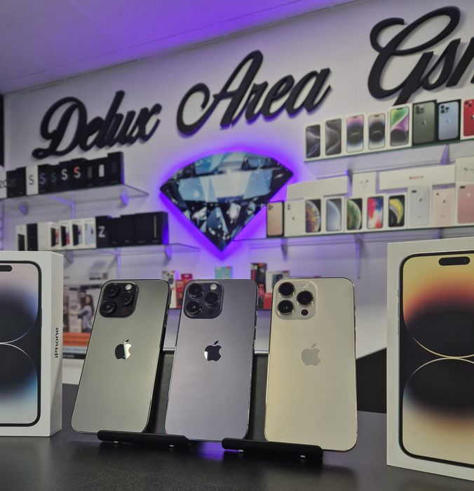 Iphone 14 Pro Max / Purple/Black/Gold / 128/256 GB / DeluxGSM