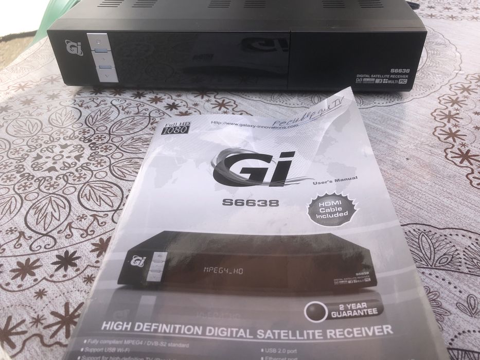 Сателитна антена (чиния) 90/80 см с приемник