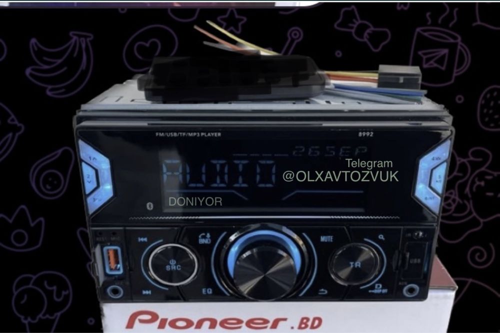 Pioneer 725 nusxasi keldi blutus aux usb ovozi zor cobalt laseti