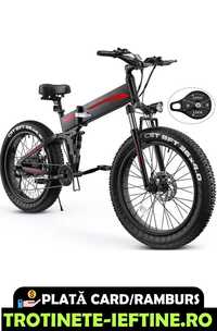 Bicicleta Electrica K5F, fatbike PLIABILA, motor 250w, viteza 35 km/h